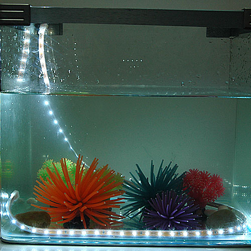 1M Aquarium Flexible Waterproof White LED Light  + Adapter VAL35